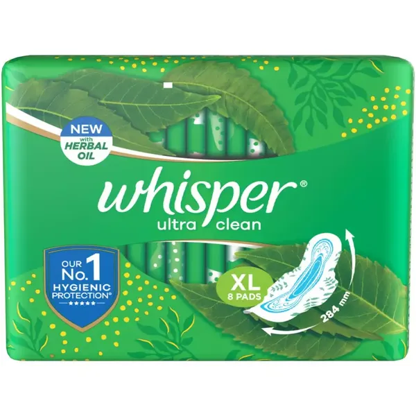 WHISPER SA/PADS ULTRA CLE WINGS XL 8PC