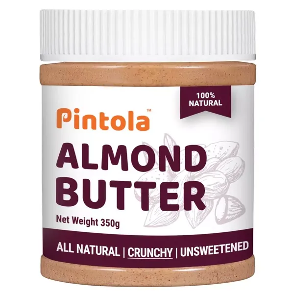 PINTOLA NUT/BTR NATURAL CRUNCHY ALMND 350GM