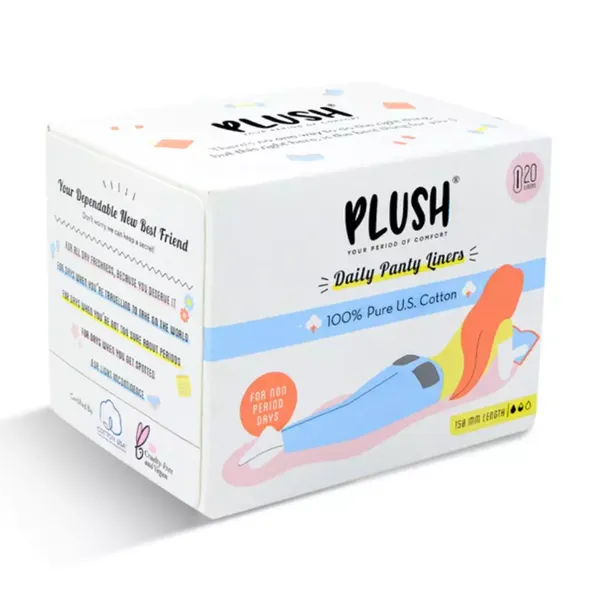 PLUSH PANTY LINERS 20PCS