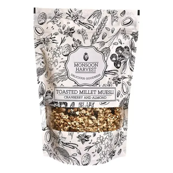 MONSOON HARVEST MUESLI CRANBERRY /ALMND 250G