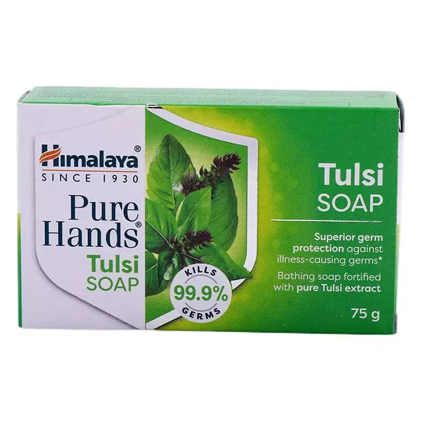 HIMA SOAP PURE HANDS TULSI 75GM