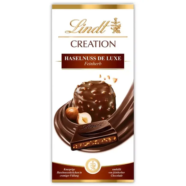 LINDT CHOC CREAT HAZELNUSS DELUXE 150GM