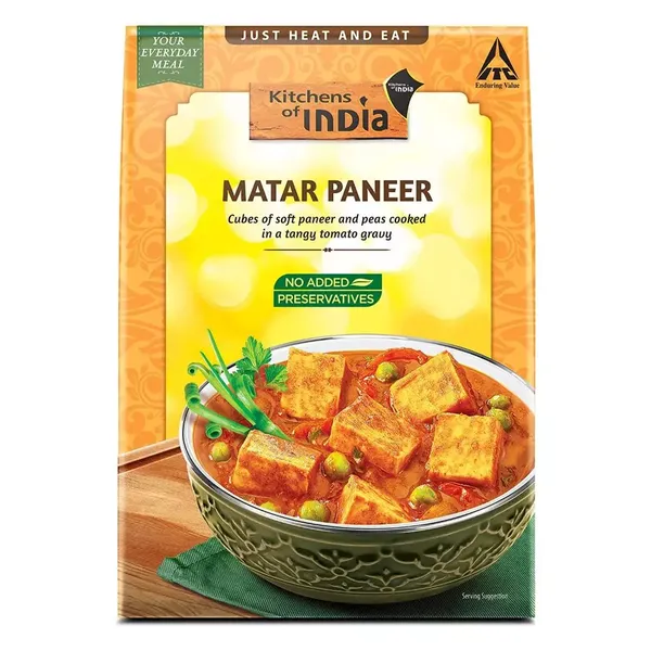 KITCHENS OF INDIA RTE MATAR PANEER 285G