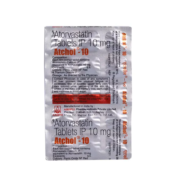 ATCHOL 10MG 15TAB