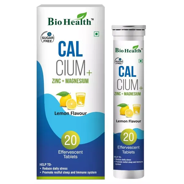 BIOHEALTH CALCIAM ZINC+MAGNESIUM 20TAB