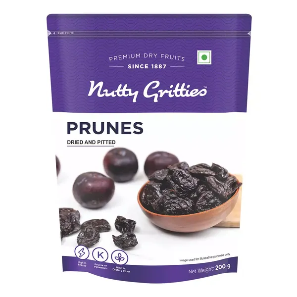 NUTTY GRITTIES PRUNES 200GM