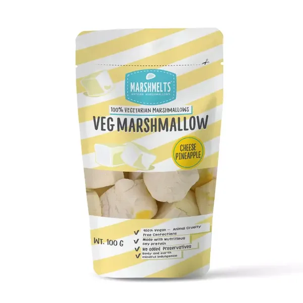 MARSHMELTS MARSHMALLOW CHEESE PINEAPLE 100GM