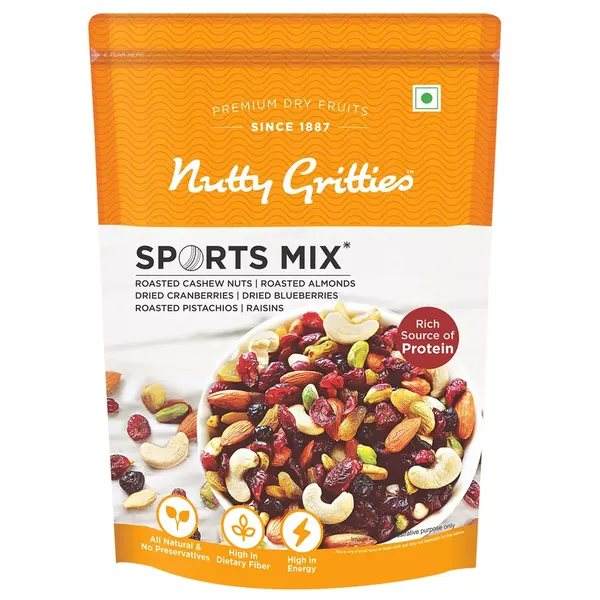 NUTTY GRITTIES SPORTS MIX 200GM