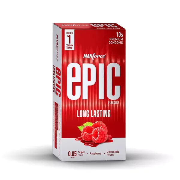 MANFORCE EPIC CONDOMS PLEASURE LONG LASTING 10PC