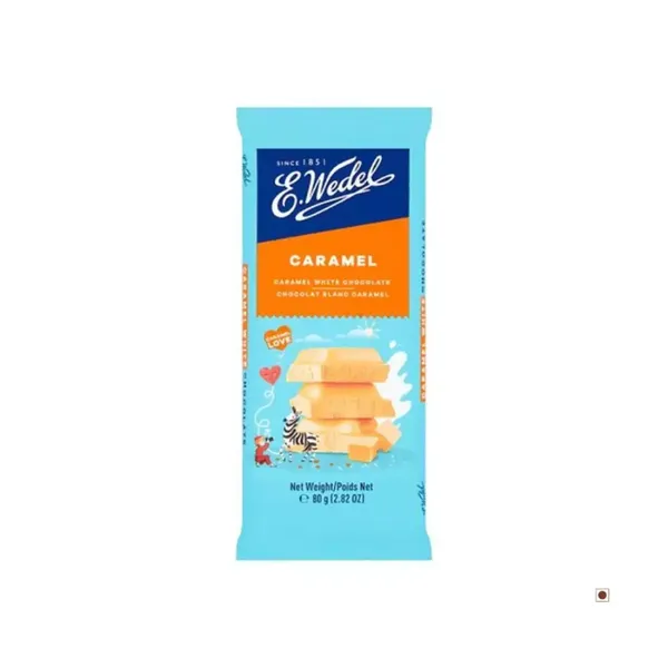 WEDEL CARAMEL CHOCOLATE BAR 80GM