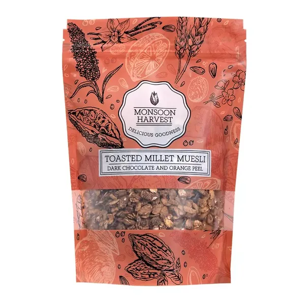 MONSOON HARVEST MUESLI DARK CHOC 250G