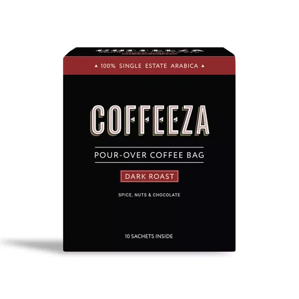 COFFEEZA DARK ROAST COFFEE 10BAGS