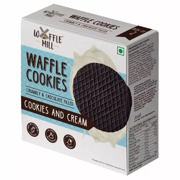 WAFFLE COOKIES AND CREAM 70GM