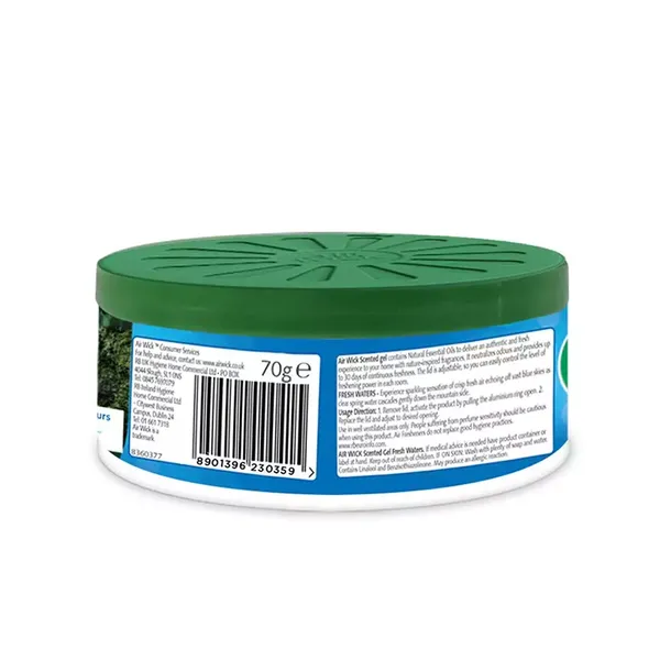 AIRWICK A/FR GEL CAN FRESH WATERS 70GM