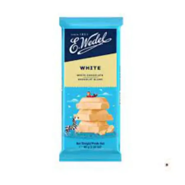 E.WEDEL WHITE CHOCOLATE BAR 80 G