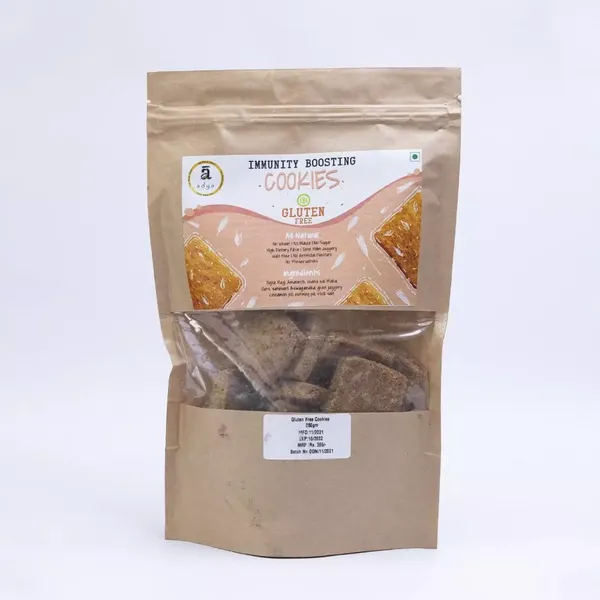 ADYA MULTIGRAIN GLUTENFREE COOKIES 250GM