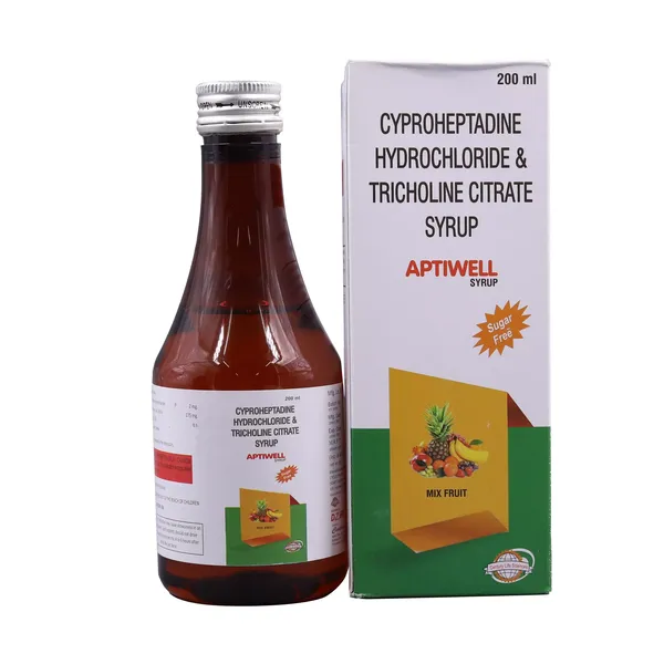 APTIWELL SUGAR FREE SYRUP 200 ML