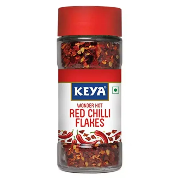 KEYA RED CHILLI FLAKES BTL 40GM