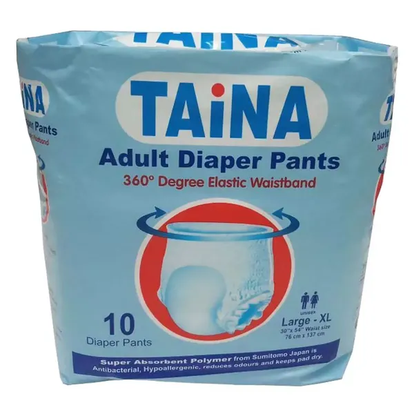 TAINA DIAP ADULT PANTS L-XL 10PC