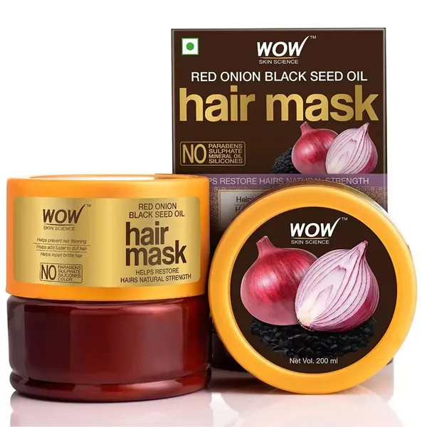 WOW HAIR MASK RED ONION BLACK SEED OIL 200ML