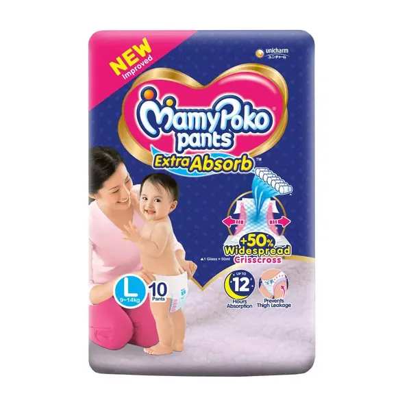 MAMYPOKO DIAP PANTS L 10PC