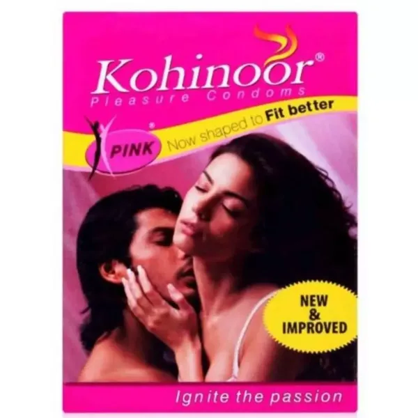 KOHINOOR CONDOM PINK 3PC