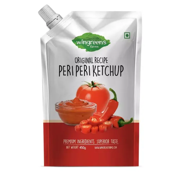 WINGREENS PERI PERI KETCHUP 450GM