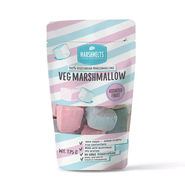 MARSHMELTS MARSHMALLOW ASRTD FRUIT175GM