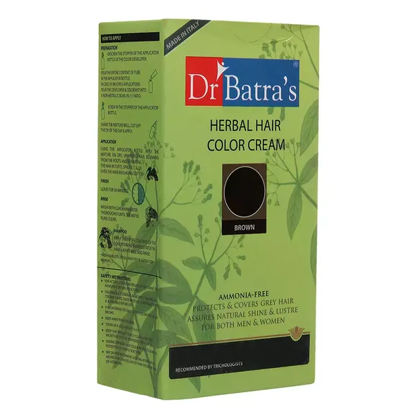 DR BATRAS HERBAL HR/CRM COLOUR BROWN 60ML