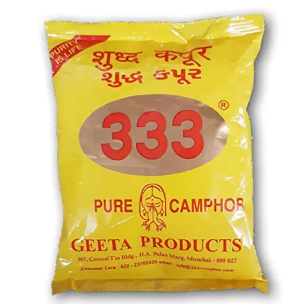 333 PURE CAMPHOR KAPOOR 10GM