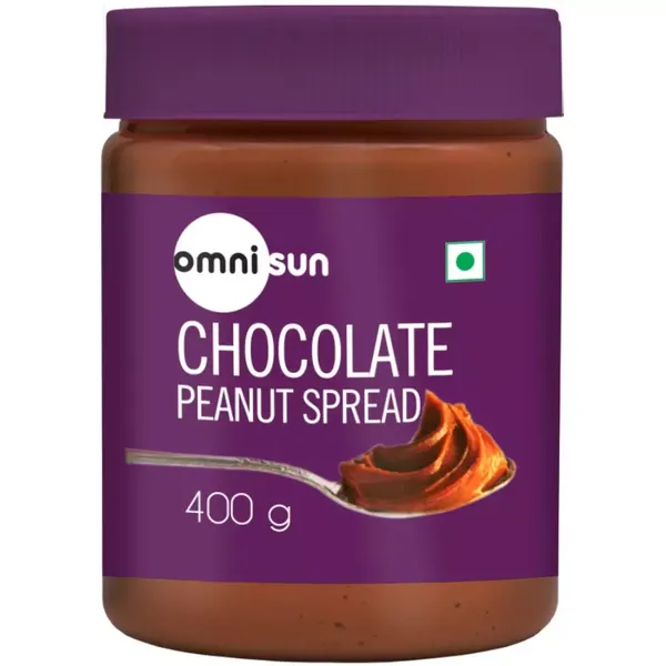 OMNISUN CHOCOLATE PEANUT SPREAD 400G