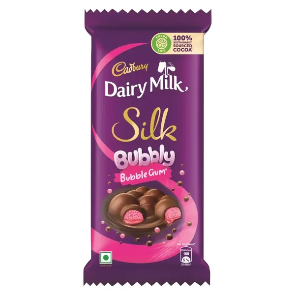 CADB DAIRY MILK SILK BUBBLY BUBBLE GMUM 120GM