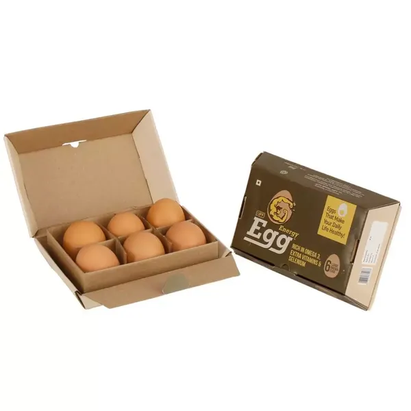 FARM MADE UPF  ENERGY EGGS BROWN 6PCS