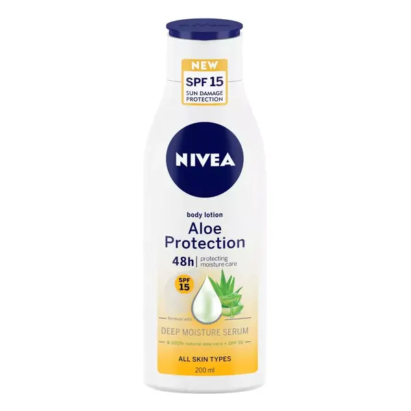 NIVEA B/LOTION ALOE PROTECTION SPF15 200ML