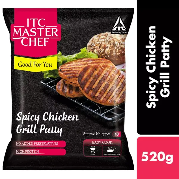 ITC MASTER CHEF SPICY CHI GRILL PATTY 520G