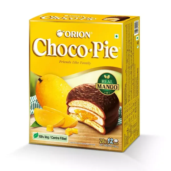 ORION REAL MANGO CHOCOPIE (12P) 336GM