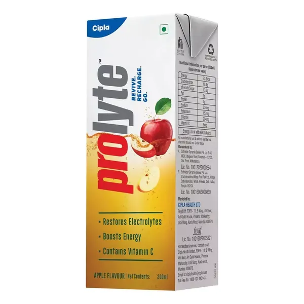 PROLYTE REHYDRATE APPLE LIQUID 200ML