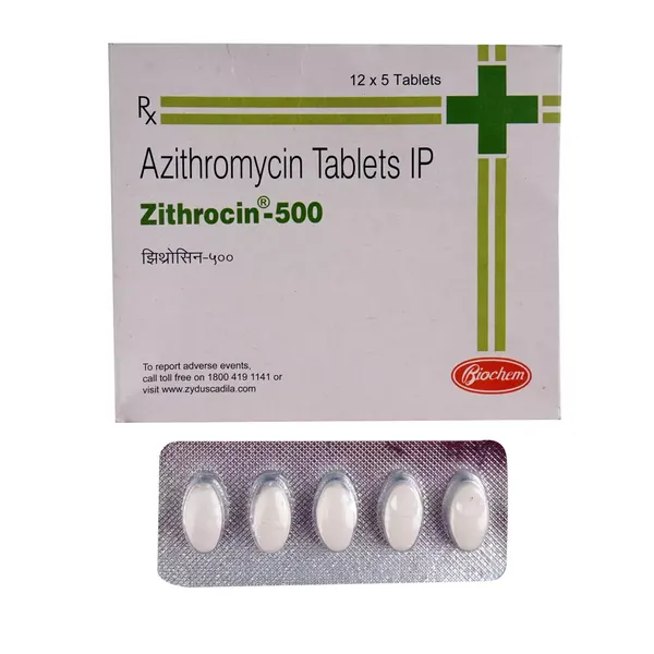 ZITHROCIN 500MG 5TAB