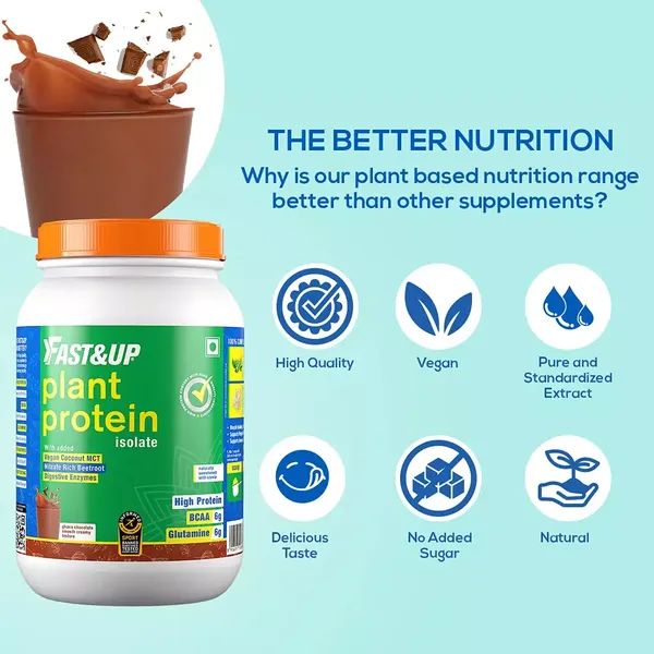 FAST/UP PLANT PROTEIN GHANA CHOC 1350GM