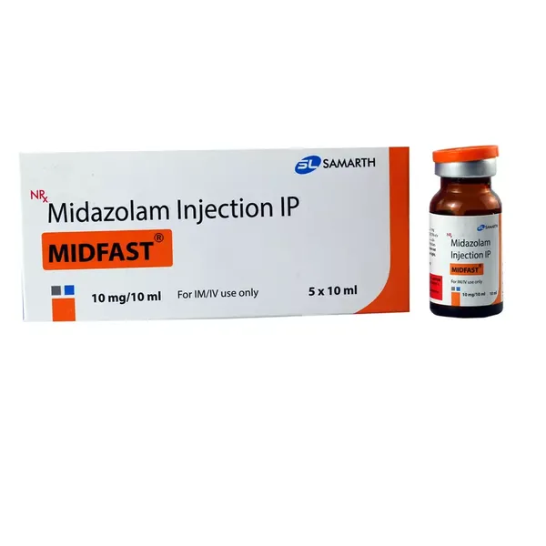 MIDFAST INJ 10ML VIAL