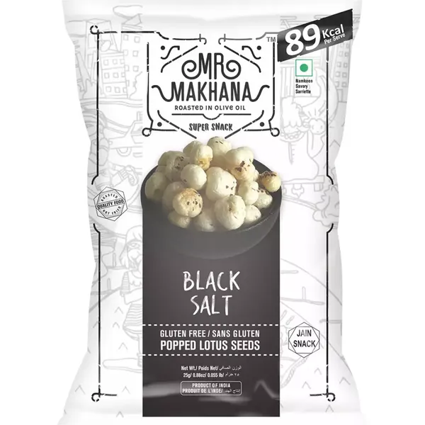 MR MAKHANA BLACK SALT 75GM