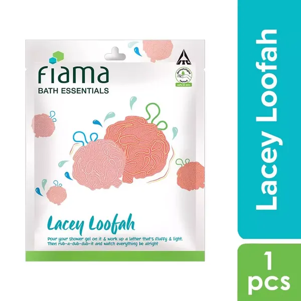 FIAMA BATH LACEY LOOFAH 1PC