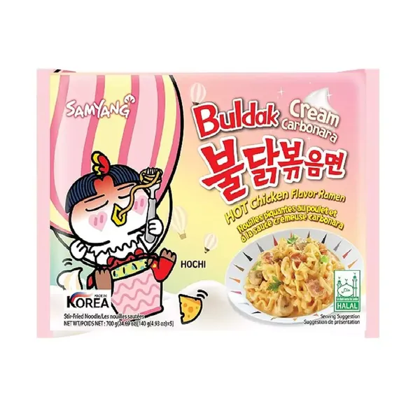 SAMYANG BULDAK CREAM CARBONARA 140GM