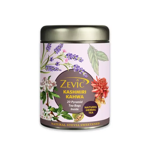 ZEVIC GREEN TEA KASHMIRI KAHWA 50GM