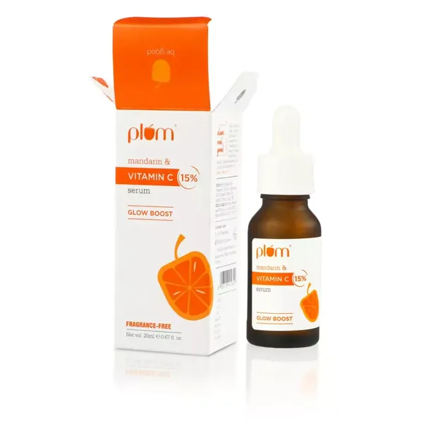 PLUM 15% VITAMIN C FACE SERUM WITH MANDARIN 20ML