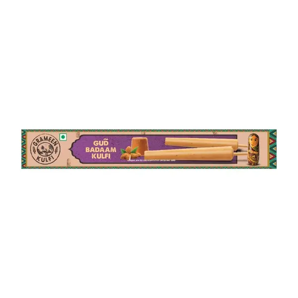 GRAMEEN KULFI STICK GUD BADAAM 70ML