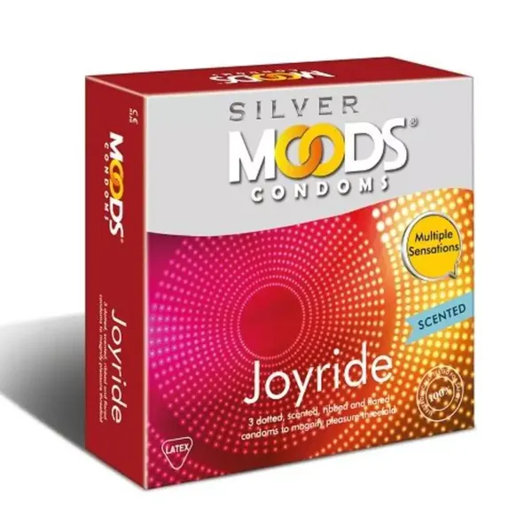 MOODS CONDOM SILVER JOYRIDE 3PC