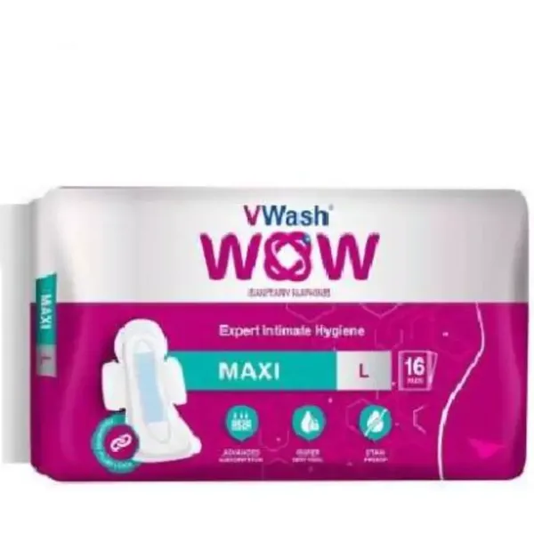 VWASH WOW SA/PADS MAXI L 16PC