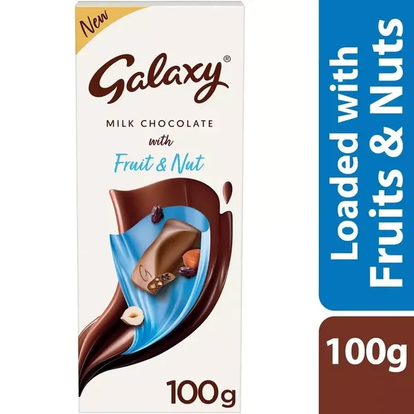 GALAXY FRUIT & NUT 100GM