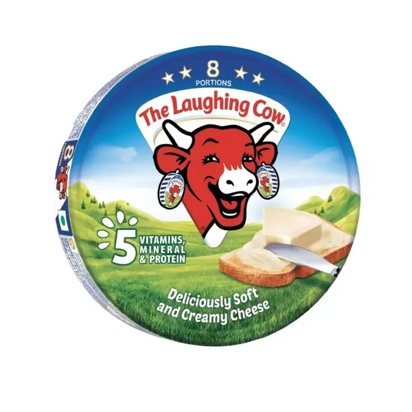 THE LAUGHING COW CHEESE ROUND BOX 120GM